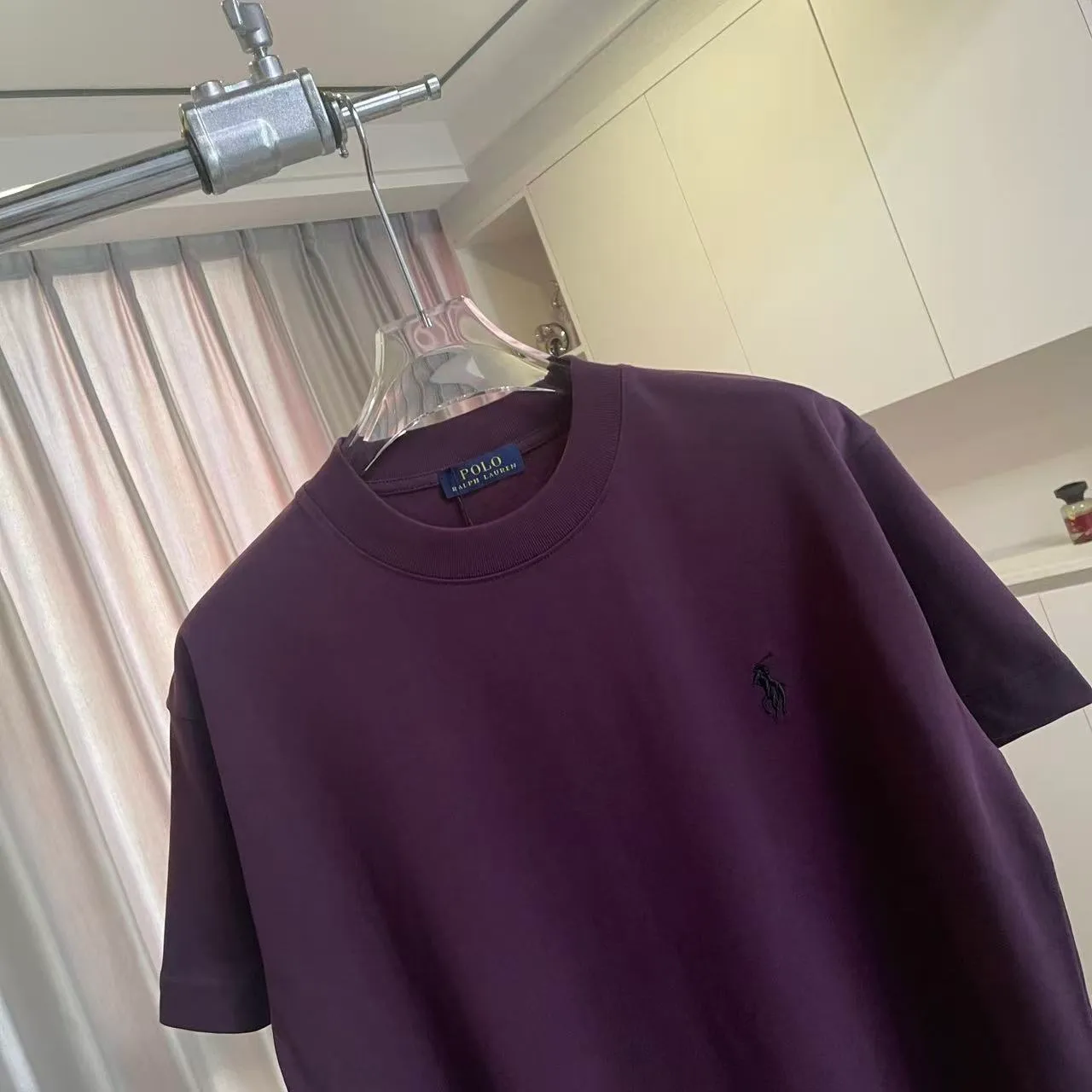 Polo* * 2026 New Arrival logo g T Same Style ：Black White Green Purple Size: S M L XL XXL